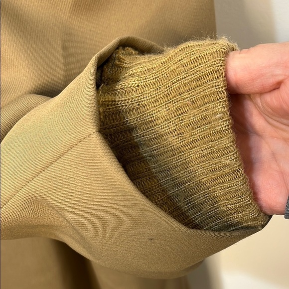 Classic Trench Coat With Fur Collar Men's Size 50 Regular Vintage Botany 500 - Picture 5 of 16